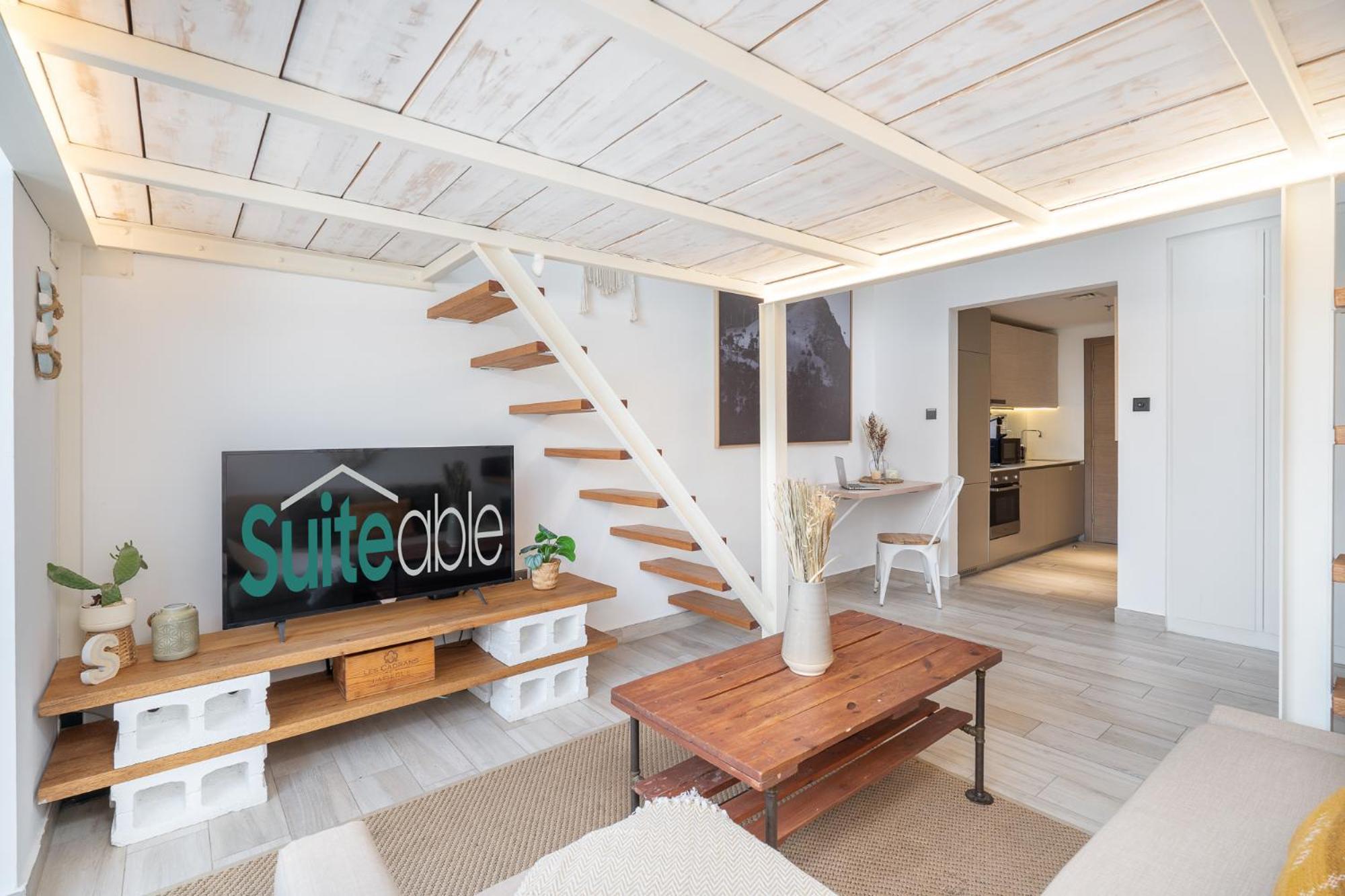 Unique Loft With Smart Working Station